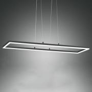 LED-Pendelleuchte Bard, 92x32 cm, anthrazit