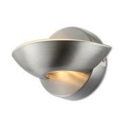 LED-Wandleuchte Cosimo, nickel matt