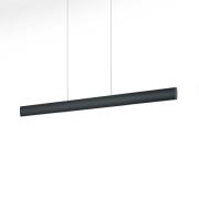 LED-Hängeleuchte Runa, schwarz, Länge 92 cm