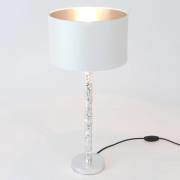 Tischlampe Cancelliere Rotonda weiß/silber 57 cm