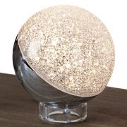 LED-Tischleuchte Sphere, chrom, Ø 12 cm