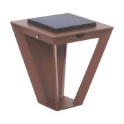 LED-Solarwandleuchte Metro mit Sensor, corten