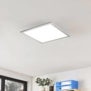 Prios LED-Panel Gelora, 40 cm, 4.000 K, silberfarben, Alu