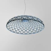 FLOS LED-Hängeleuchte Skynest, blau, Ø 90,4 cm, Kunststoff