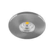 EVN Magneto LED-Deckeneinbau IP44 Edelstahl-Optik