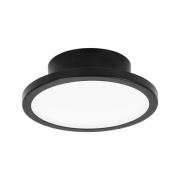 LIGHTME LED-Deckenleuchte Aqua Ø 14,7cm schwarz