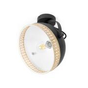 Lindby Lonnaris Deckenlampe mit Rattan, schwenkbar