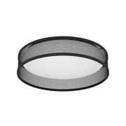 LED-Deckenlampe Luppineria Stahlgeflecht, schwarz