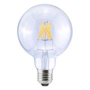 SEGULA LED-Globe G95 E27 6,5W 2.700K dimmbar klar