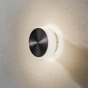 BANKAMP Button LED-Wandleuchte 15,5cm alu