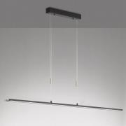 LED-Hängelampe Metz TW, CCT, Länge 160 cm, schwarz