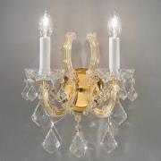 KOLARZ Maria Louise Wandlampe Gold 24 kt 2-flammig