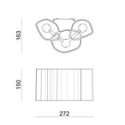 LED-Wandleuchte Honey 27,2 cm