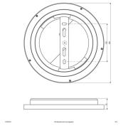 EVN ALR LED-Panel weiß 12W Ø25cm 3.000K