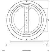 EVN ALR LED-Panel weiß 15W Ø30cm 3.000K