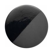 Hängeleuchte Bellota aus Keramik, Ø 24 cm, schwarz