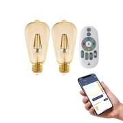 EGLO connect-z E27 ST64 Lampe 5,5W 500lm 2200K 2er