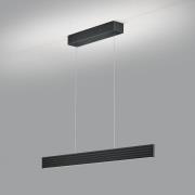 LED-Hängeleuchte Fara, up/down, Länge 92cm schwarz