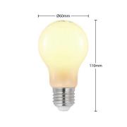 LED-Lampe E27 8W 2.700K dimmbar, opal