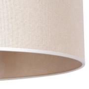 Lampenschirm Roller, beige, Ø 13 cm, Höhe 15 cm