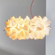 Slamp Clizia Mama Non Mama Pendel Ø53cm weiß/rot