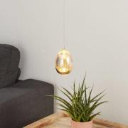 LED-Pendelleuchte Rocio 1-flammig mit Gold-Finish