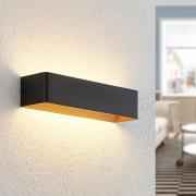 Arcchio Karam LED-Wandleuchte, 36,5 cm, schwarz