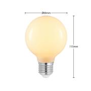 LED-Lampe E27 4W G80 2.700K dimmbar opal 3er-Set