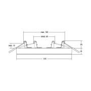 BRUMBERG Moon Mini LED-Deckenleuchte RC CCT, Ø17cm