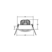 BRUMBERG BB18 dim2wam RC Anschlussbox alu matt