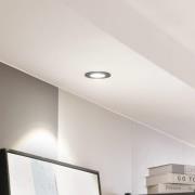 Arcchio LED-Downlight Zarik, schwarz, 4.000K