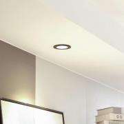 Arcchio LED-Downlight Aryx, schwarz, 2.700K