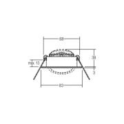 BRUMBERG LED-Einbaustrahler BB09, on/off, edelstahl