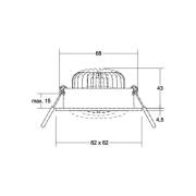 BRUMBERG LED-Spot BB38 on/off Anschlussbox strukturschwarz