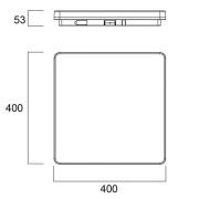 Sylvania Start Surface LED-Deckenlampe 40cm x 40cm