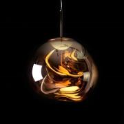 Tom Dixon LED-Hängelampe Melt Mini, Ø 28 cm, amber gold