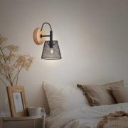 Wood & Style 2077 Wandlampe mit Streckmetallschim