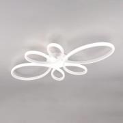 LED-Deckenleuchte Fly, weiß matt, 4.000 K, 83 cm x 45 cm