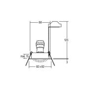 BRUMBERG Einbaustrahler Tirrel-S, GU10-Fassung, weiß matt