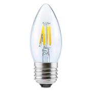 SEGULA LED-Kerzenlampe 24V DC E27 3W 927 Filament ambient