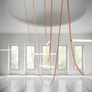 FLOS Wireline LED-Hängeleuchte mit Dimmer, pink