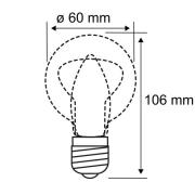 LED-Lampe E27 A60 7,5W 840 matt dimmbar