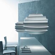 Foscarini Le Soleil LED-Hängeleuchte weiß, dimmbar