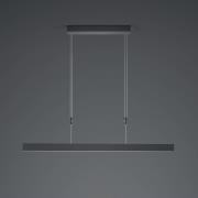 LED-Hängeleuchte Delta, 100 cm, schwarz