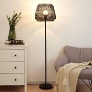 Pauleen Timber Pearl Stehlampe mit Geflechtschirm