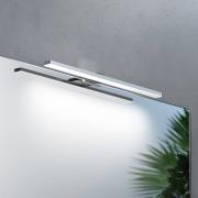 LED-Spiegelleuchte Triga IP44, chrom, 40cm, 4.000K