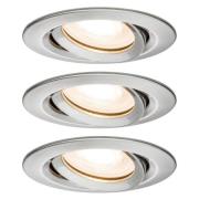 Paulmann Nova LED-Einbauspot, dimmbar, IP65, Eisen