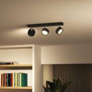 Philips Bracia LED-Deckenspot dreiflammig, schwarz