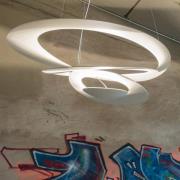 Artemide Pirce LED-Hängelampe weiß 2.700K