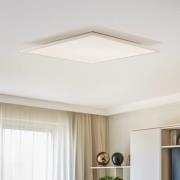 Lindby LED-Panel Livel, 4.000 K, 62 cm x 62 cm, silber, Alu